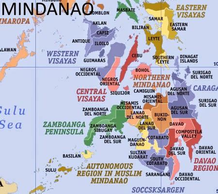 mindanao provinces list